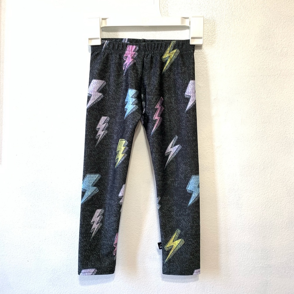 Terez Kids rebel lightning print leggings